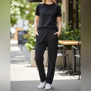 Calia Scuba Black Track Pants